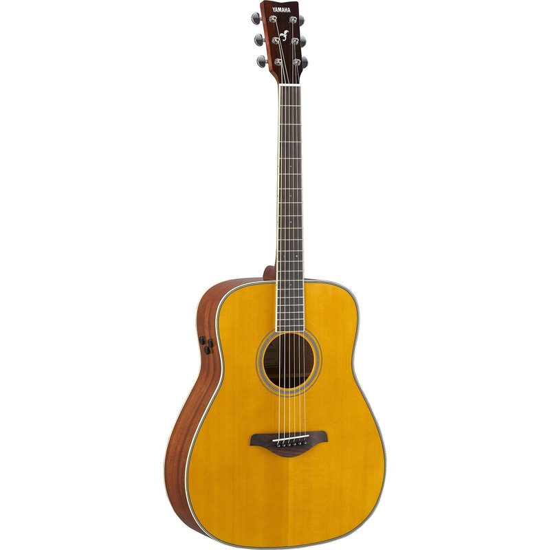 Yamaha Transacoustic Dreadnought Acoustic-Electric - Vintage Tint