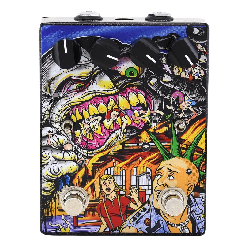 Abominable Hellmouth Overdrive Pedal - Bouncing Souls Limited Edition Black Sparkle
