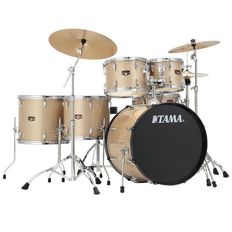 Tama - 5 Piece Imperialstar Kit With Meinl HCS Cymbals - Champange Mist - 18"