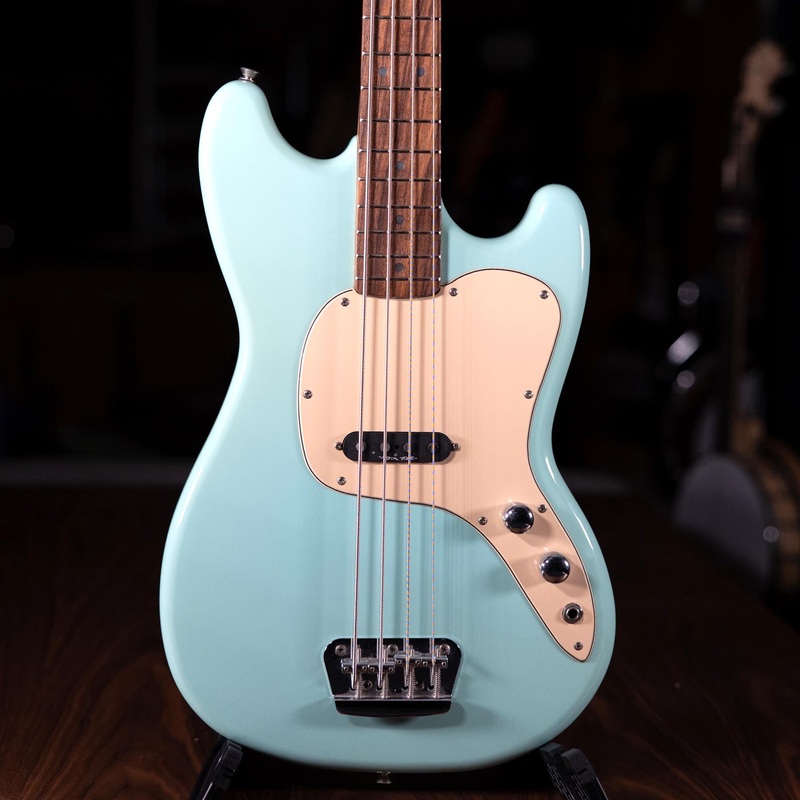 Squier 1997 MusicMaster Vista Bass, Sonic Blue With Bag - Used
