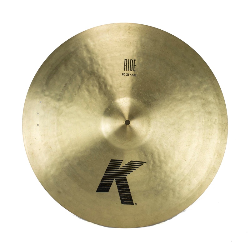Zildjian 20" K Ride - 3 Holes / No Rivets - Used