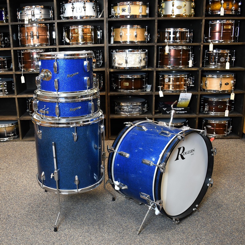 Rogers 4 Piece Holiday Blue Sparkle - Mismatch Floor - Used