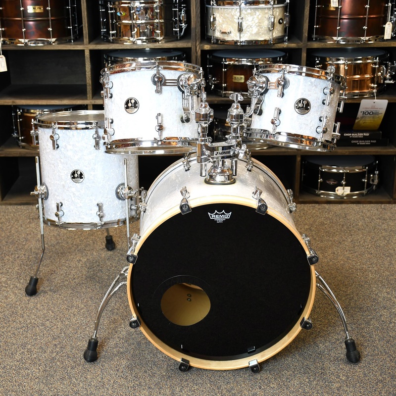 Sonor 4 Piece S Classix Birch White Marine Pearl - Used