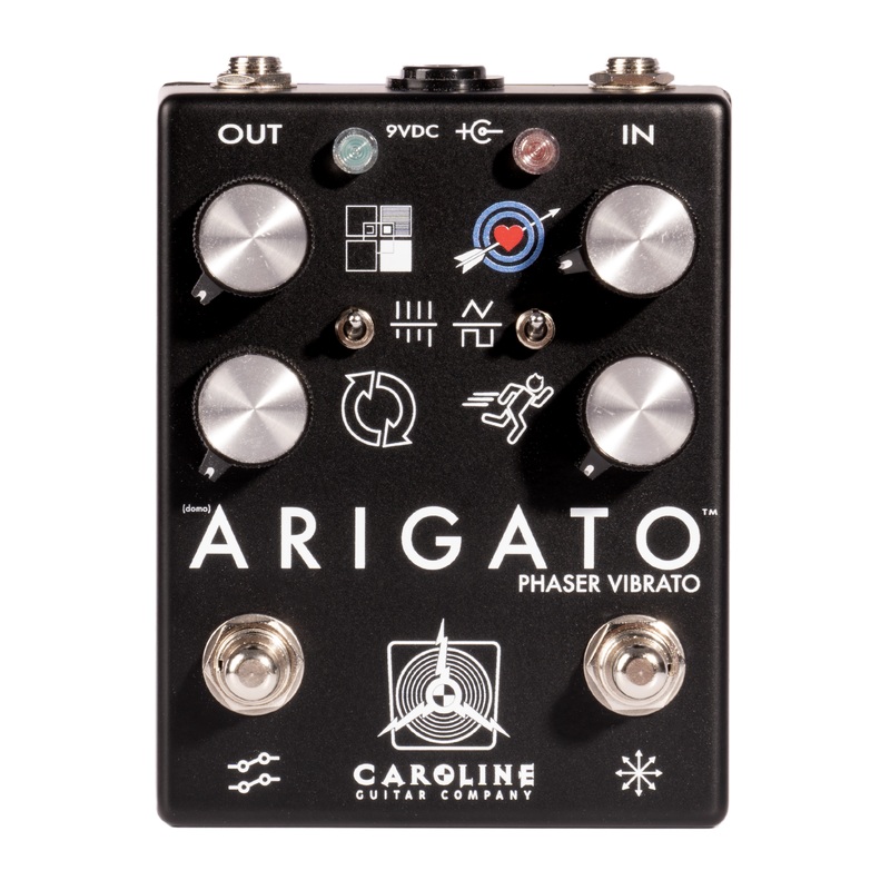 Caroline Limited Edition Arigato Phaser/Vibrato, Black