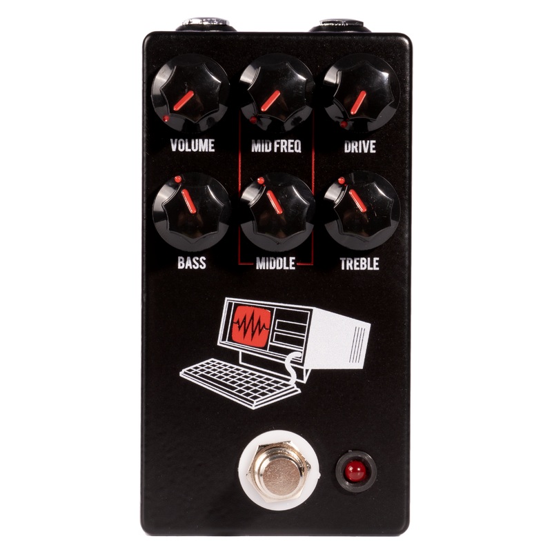 JHS The Hard Drive Distortion Effect Pedal, Black