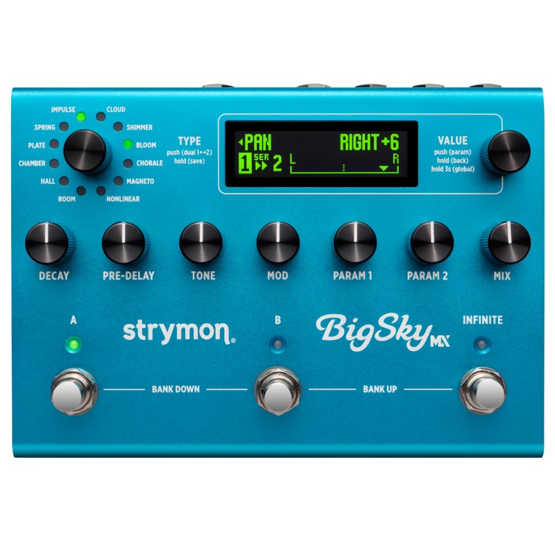 Strymon BigSky MX Next Generation Reverb Effect Workstation