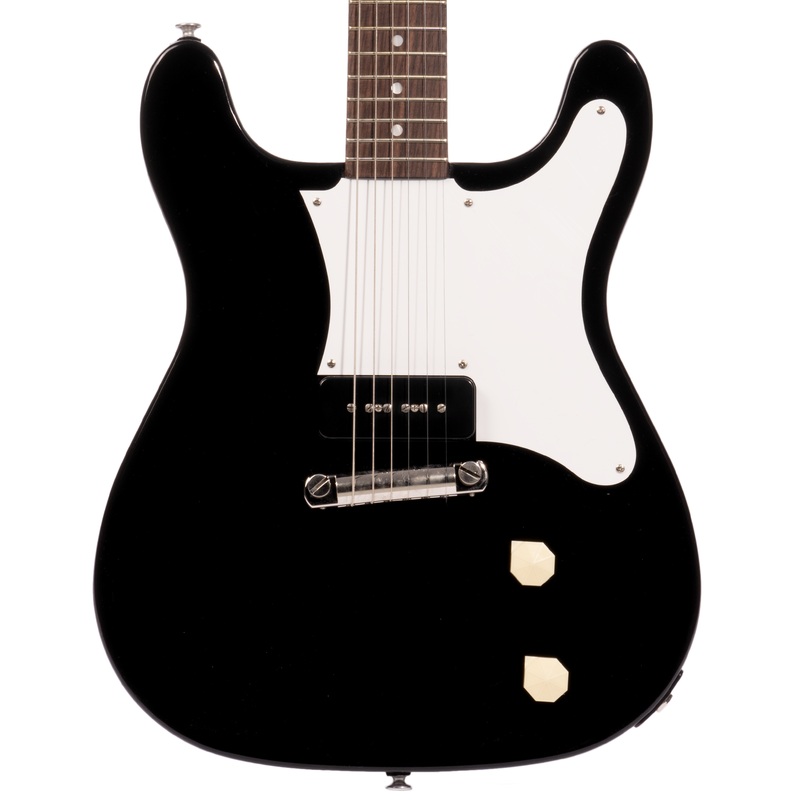 Epiphone Coronet Electric Guitar, Ebony w/Hard Case