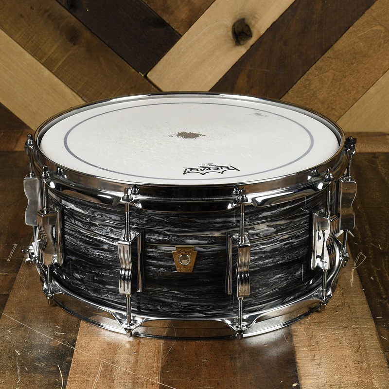Ludwig 14x6.5" Classic Maple - Vintage Black Oyster With Bag - Used