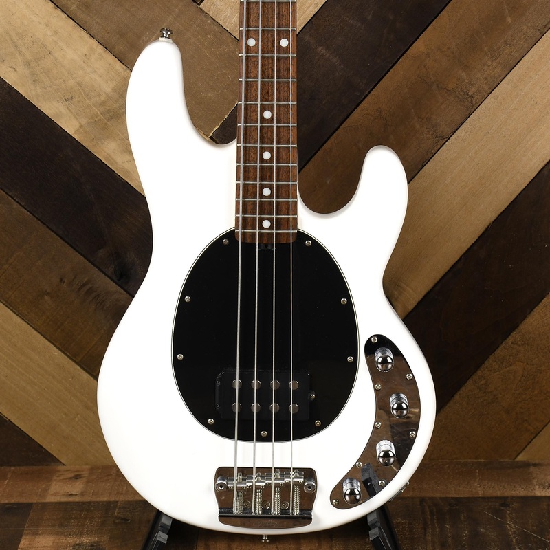 Music Man Sterling Ray 74 White With Gig Bag - Used