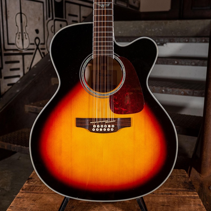Takamine GJ72CE-12 12-String Acoustic Guitar, Sunburst w/HSC - Used