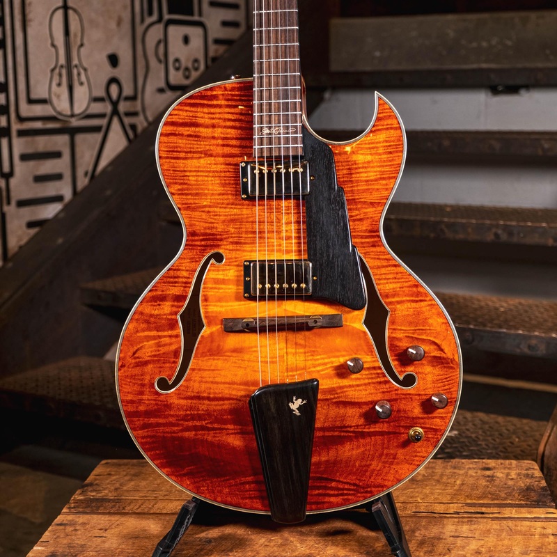 Eastman AR380CE John Pisano Honey Burst With OHSC - Used