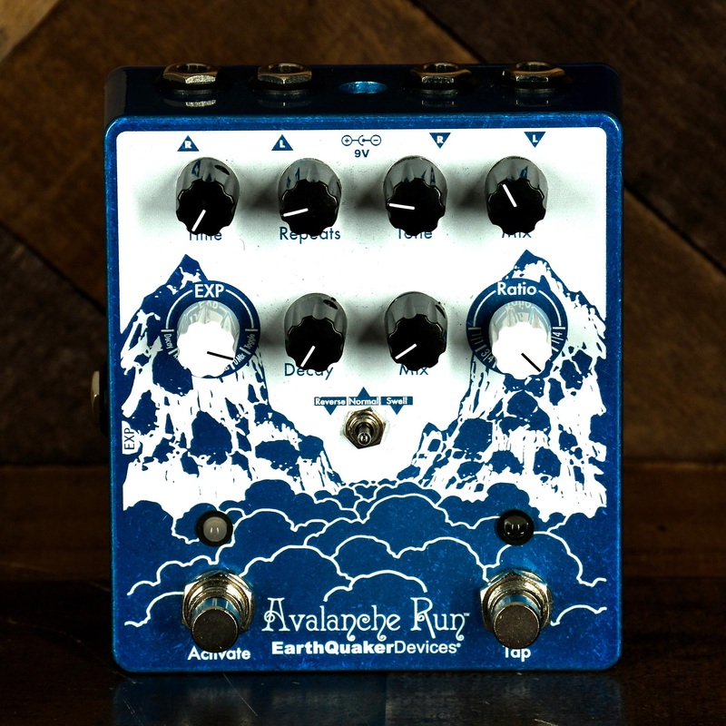 Earthquaker Avalanche Run V2 Stereo Delay And Reverb With Tap Tempo - Used