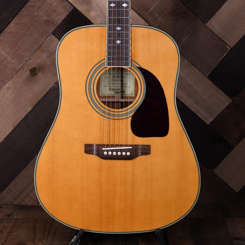 Epiphone DR500M Natural With Gig Bag - Used