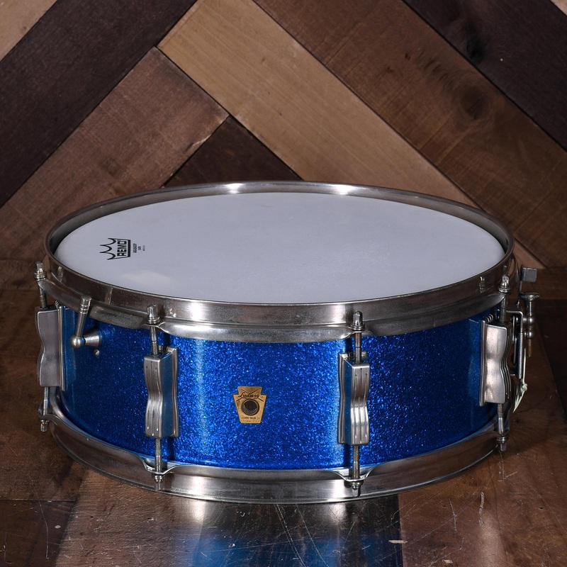 Ludwig 1965 Jazz Festival Snare 5x14 8-Lug Blue Sparkle - Used