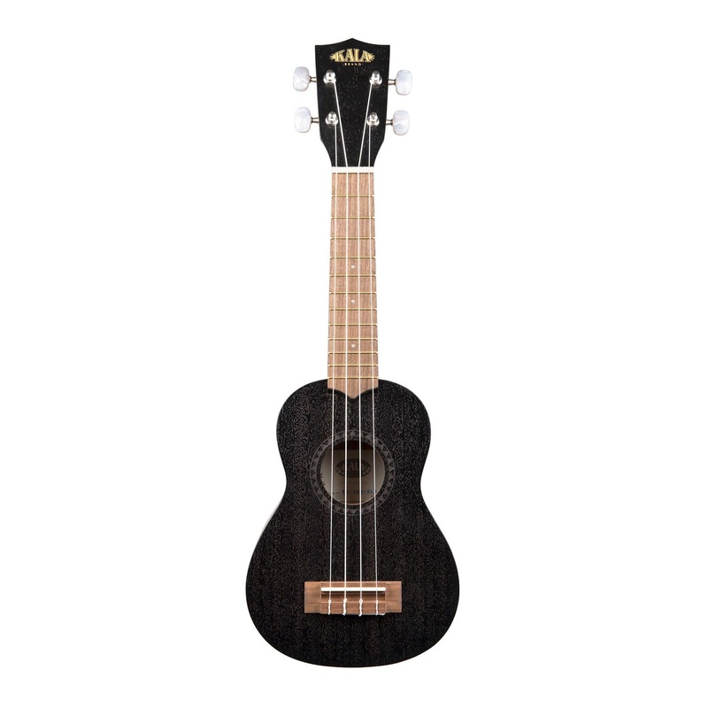 Kala Black Stain Mahogany Soprano Ukulele