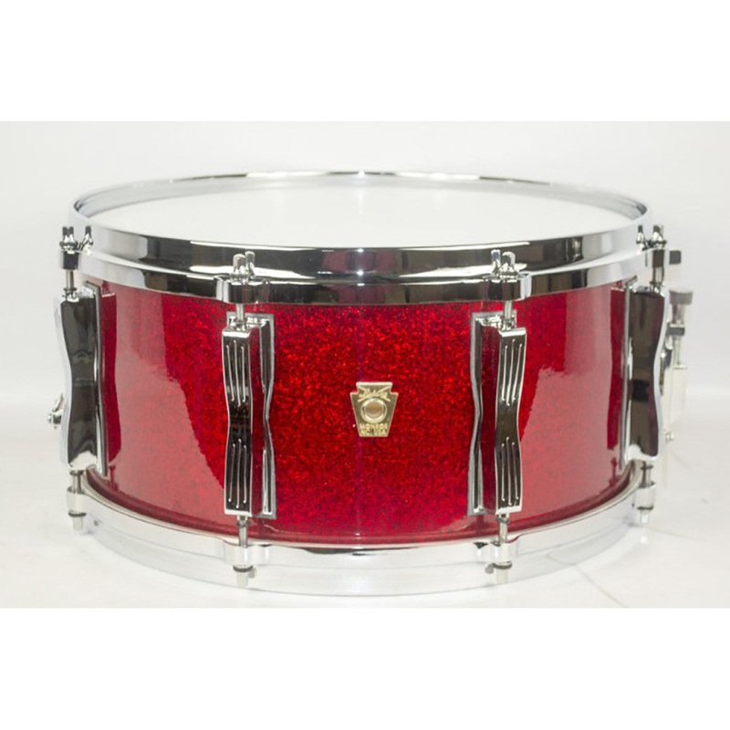 Ludwig 6.5x14" Classic Maple Custom 8-Lug Snare - Red Sparkle