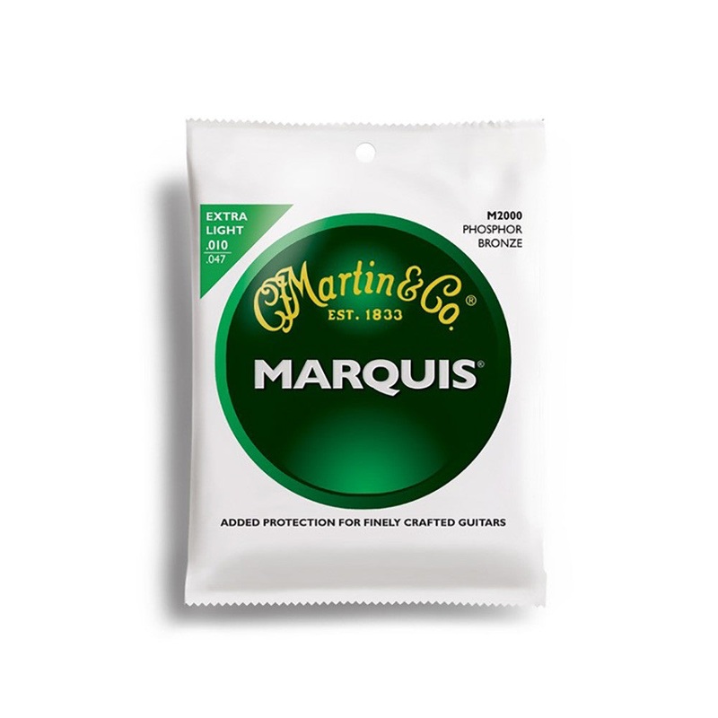 Martin Marquis Acoustic Guitar Strings, .10-.47 Extra Light, 92/8 Phosphor Bronze