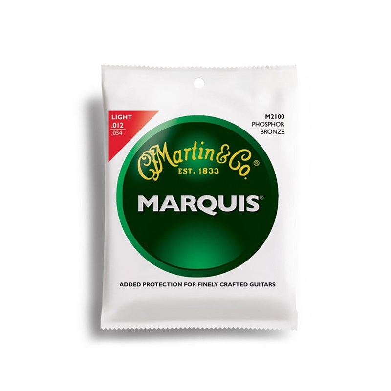 Martin Marquis Acoustic Guitar Strings, .12-.54 Light, Phosphor Bronze