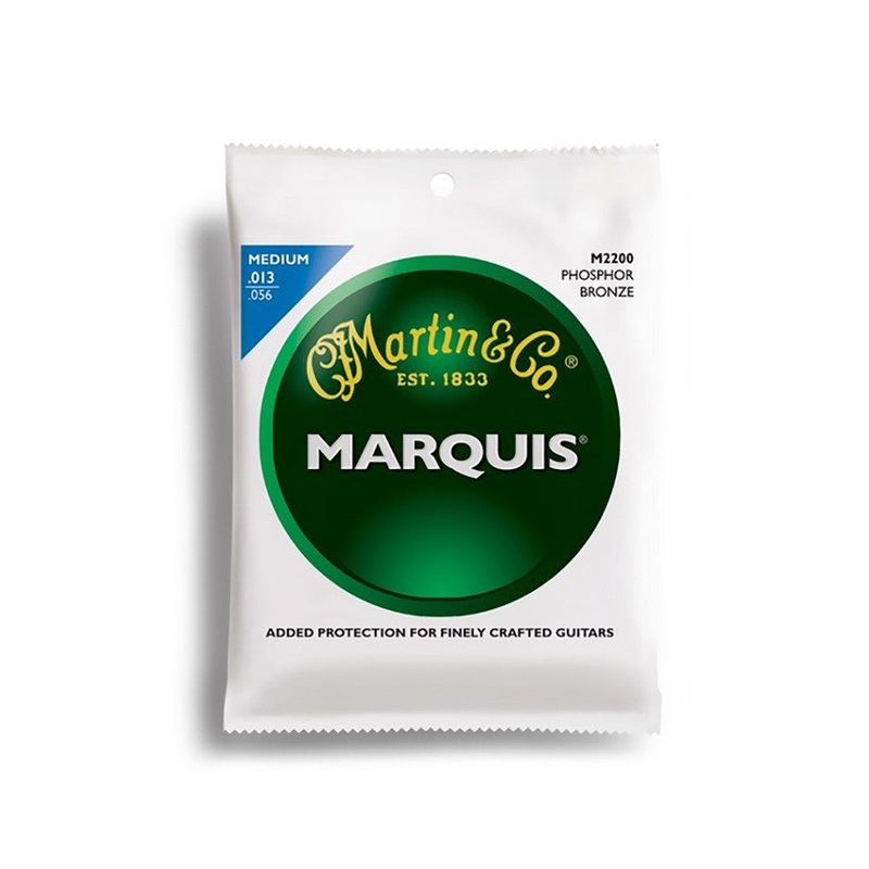Martin Marquis Acoustic Guitar Strings, .13-.56 Medium, 92/8 Phosphor Bronze