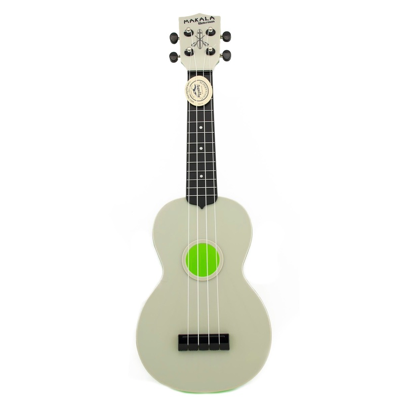 Kala Waterman Water-Resistant Soprano Ukulele - Translucent Green