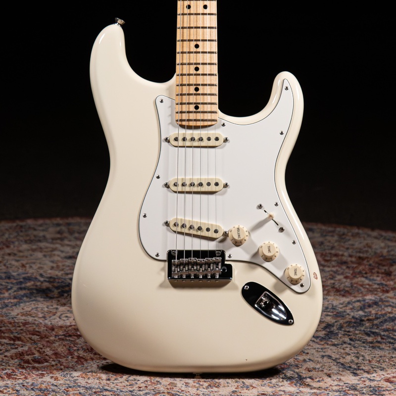 2017 Fender American Professional Stratocaster Electric Guitar, Olympic White w/OHSC - Used