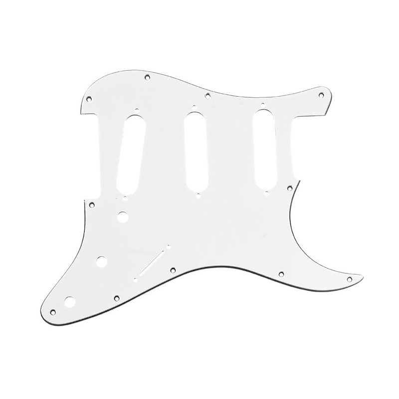 AllParts Parchment Stratocaster Pickguard 3-Ply P-B-P 11 Hole