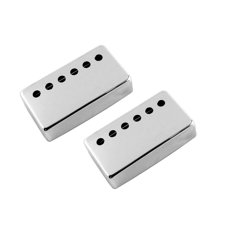 AllParts Wide Spacing Humbucking Pickup Covers, Chrome