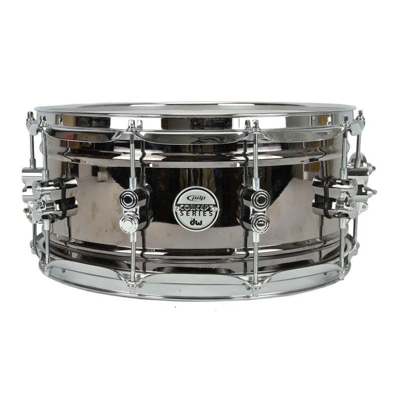 Pacific 6.5x14" Black Nickel Over Steel Snare
