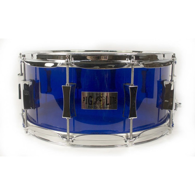 Pork Pie 6.5x14" Pig Lite Acrylic Snare - Dark Blue