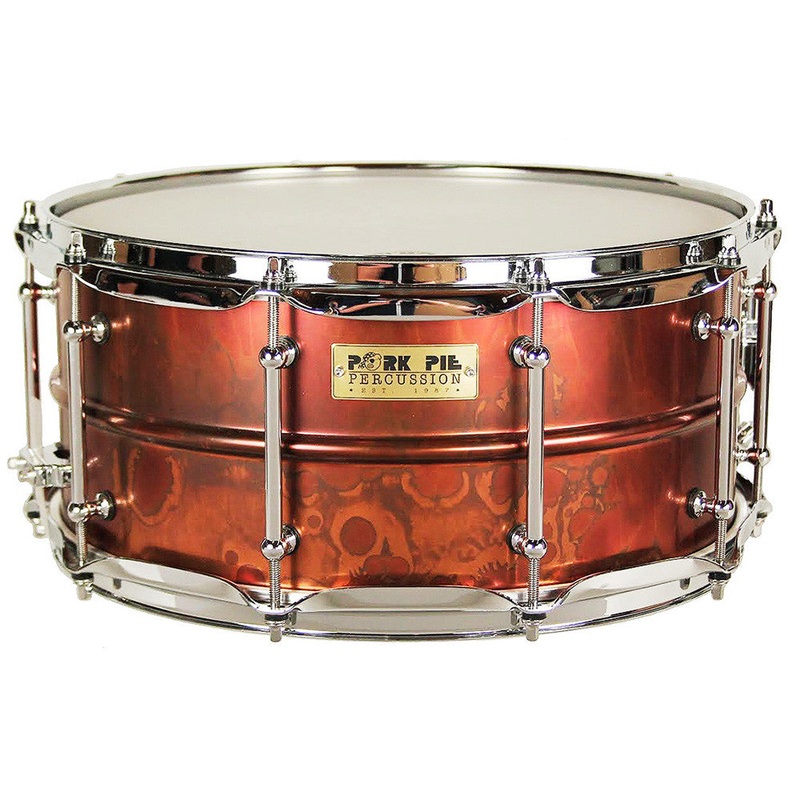 Pork Pie 8x14" Pork Rub Brass Snare