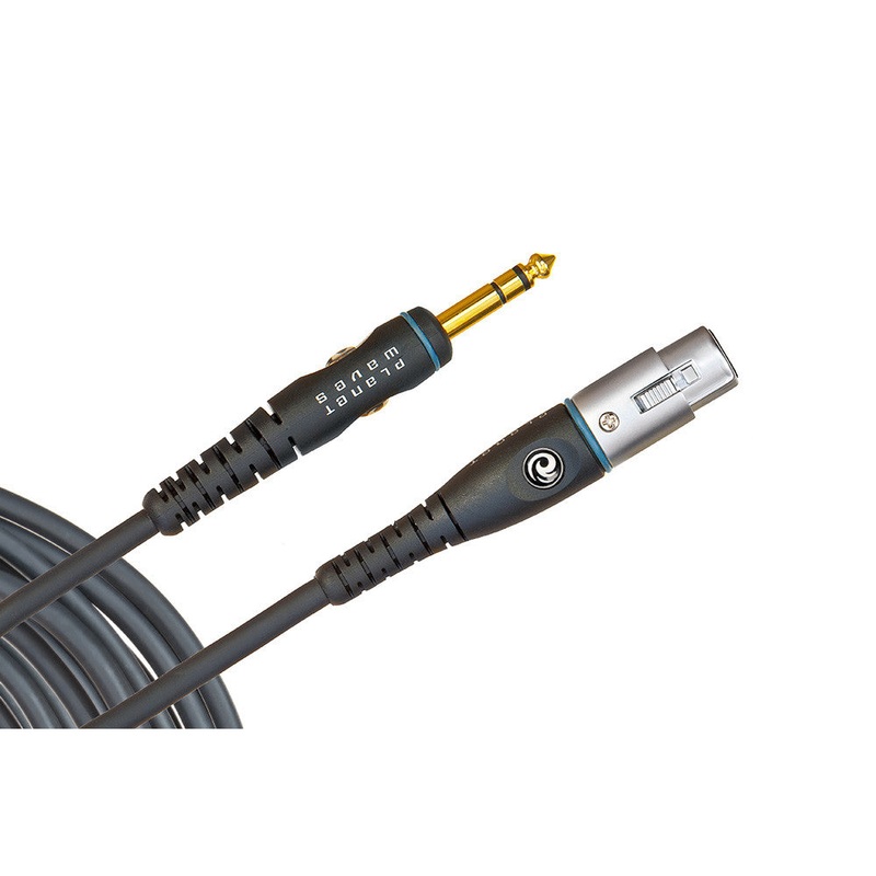 D'Addario 10' XLR Female To 1/4 Inch Custom Series Microphone Cable