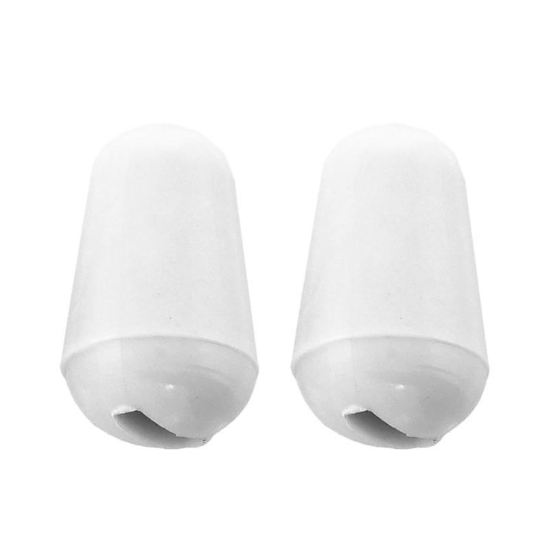 AllParts White USA Switch Tips For Stratocaster Pack Of 2