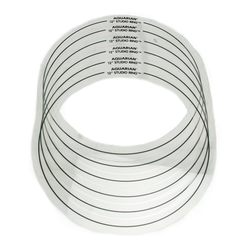 Aquarian Studio Rings Set #8 - 12" - Pack Of 6