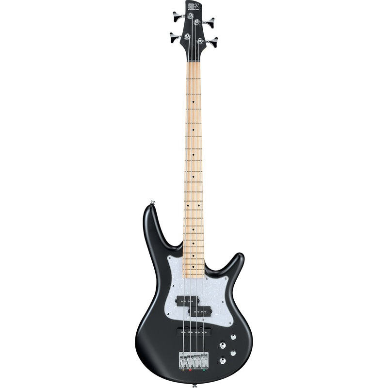 Ibanez SR Mezzo 4 String Electric Bass Medium Scale, Black Flat