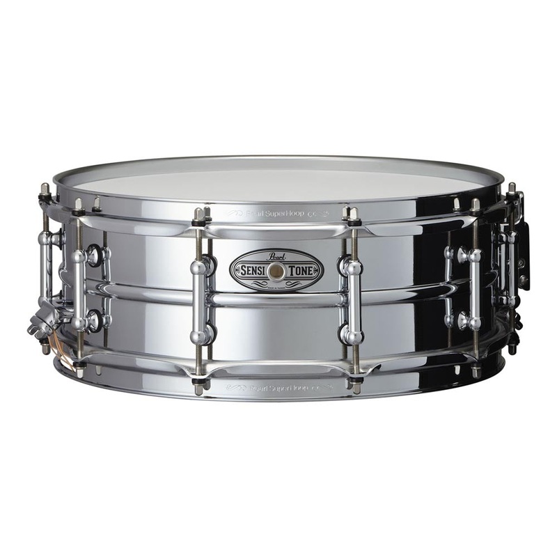 Pearl 14x5" Beaded Steel Sensitone Snare Drum