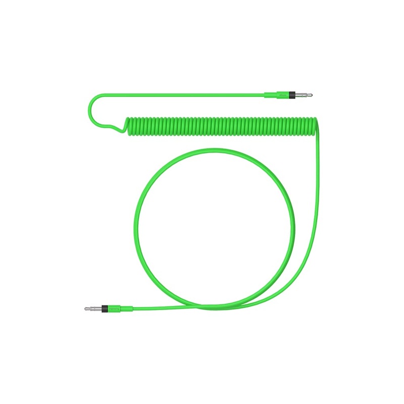 Teenage Engineering Limited Edition Green SC-1 Spiral Audio Sync Cable Rick And Morty