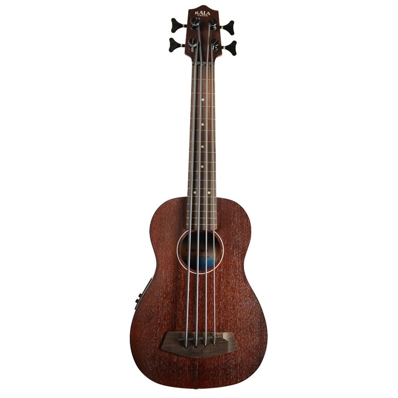 Kala Rumbler U-Bass Fretless With Bag - Satin Brown
