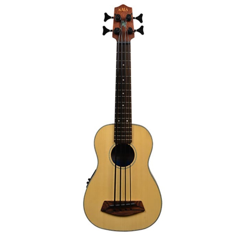 Kala U-Bass Fretted with Bag - Satin Spruce Sides Mahogany Top