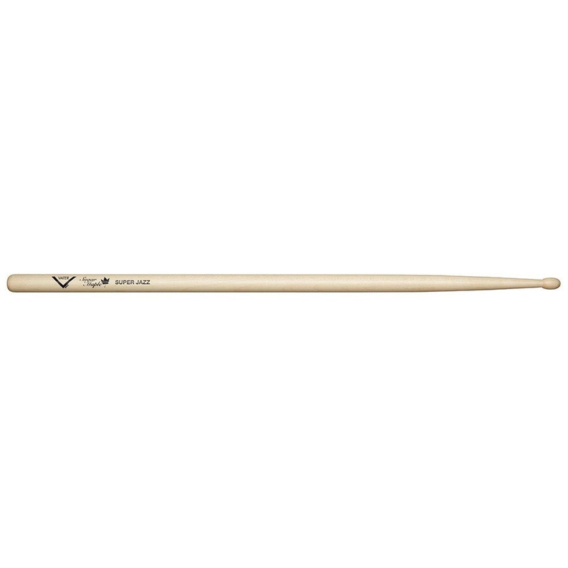 Vater Super Jazz Sugar Maple - Wood Tip Drumsticks