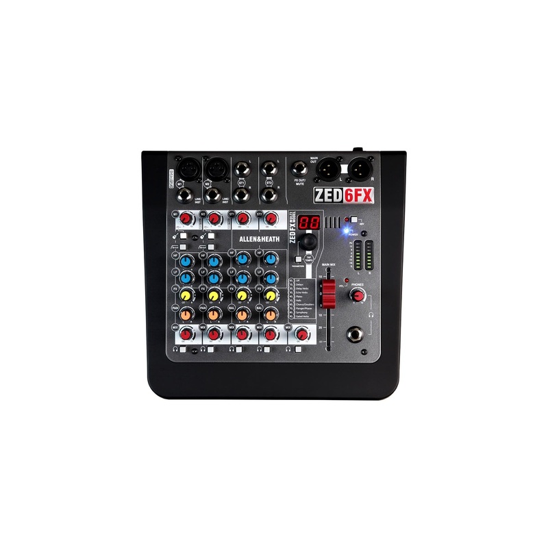 Allen&Heath Compact 6-Input Analog Mixer With FX