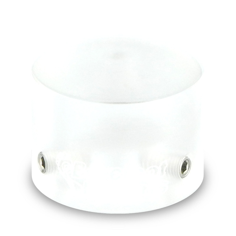 Barefoot Buttons V1 Tallboy Button, Acrylic Clear