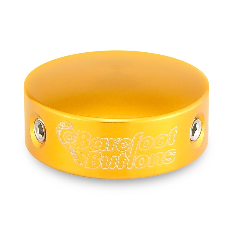 Barefoot Buttons V2 Standard Button, Gold