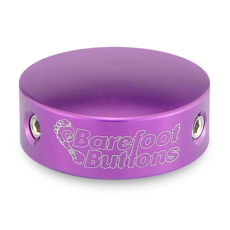 Barefoot Buttons V2 Standard Button, Purple