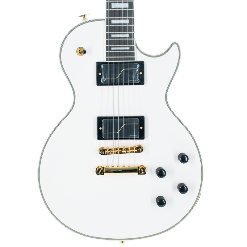 Epiphone Matt Heafy Les Paul Custom Origins Electric Guitar With Hard Case, Bone White