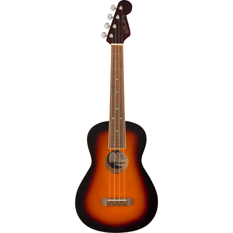Fender Avalon Tenor Ukulele, Walnut, 2-Color Sunburst