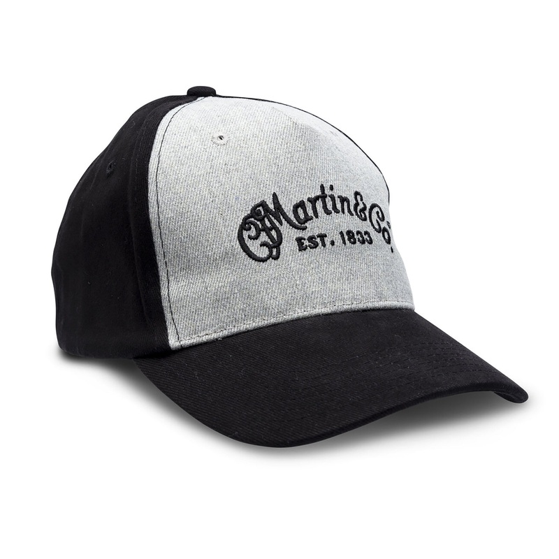 Martin Fitted Hat, Black And Gray, Medium/Large