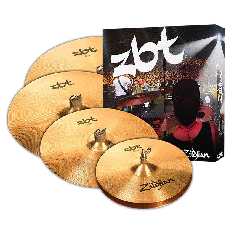 Zildjian ZBT 5 Box Set - 14" Hi-Hats - 16" Crash - 20" Ride With Free 18" Crash