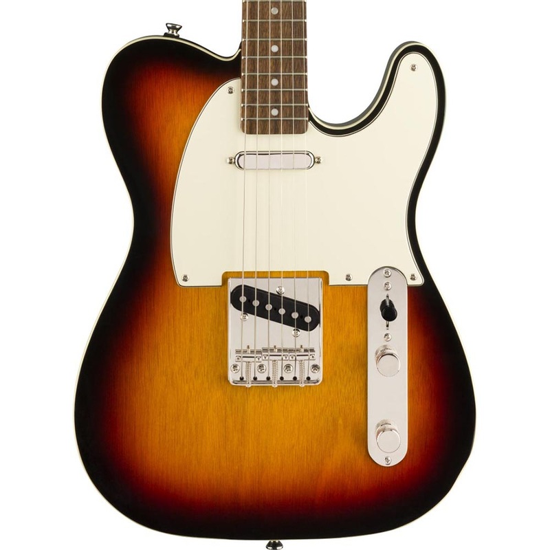 Squier Classic Vibe '60s Custom Telecaster Electric Guitar, Laurel Fingerboard 3-Color Sunburst