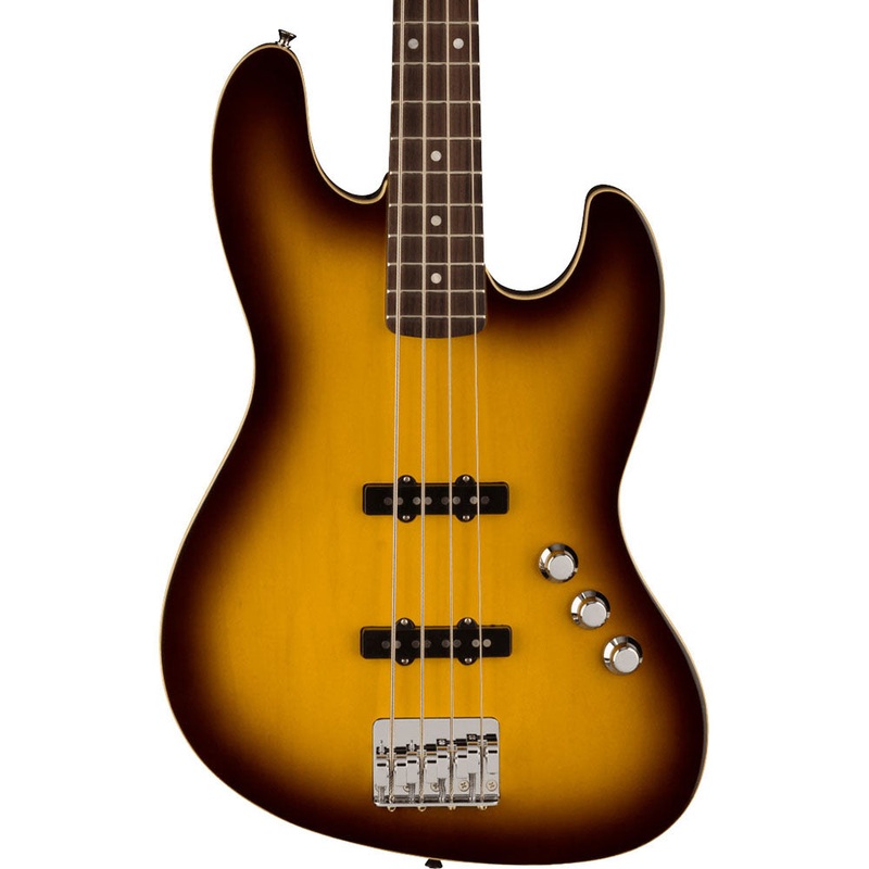 Fender Aerodyne Special Jazz Bass, Chocolate Burst. Rosewood Fingerboard
