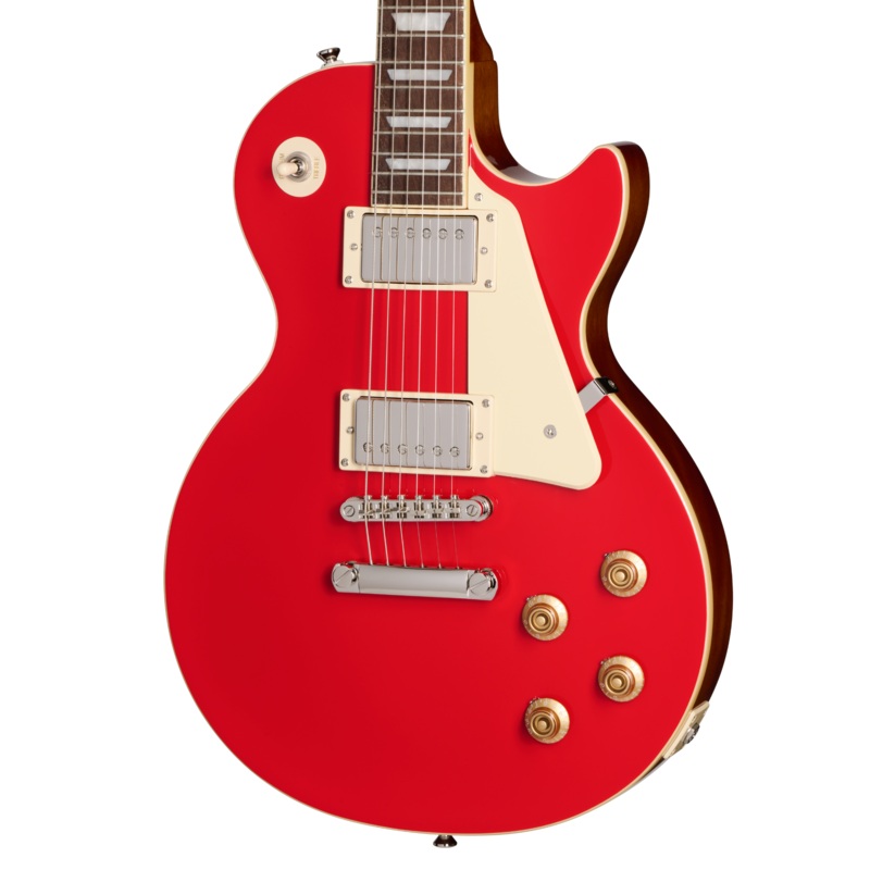 Epiphone Les Paul Standard 50s Electric Guitar, Cardinal Red w/ Premium Gig Bag